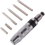 Универсальный набор ударных бит с ударно-поворотной отверткой Impact Screwdriver Set 12 бит в кейсе — фото 3