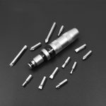 Универсальный набор ударных бит с ударно-поворотной отверткой Impact Screwdriver Set 12 бит в кейсе — фото 6