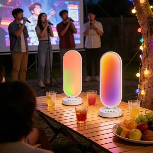 Настольная RGB LED-лампа MJ52 с регулировкой яркости и температуры света 38 Вт + пульт — фото 2
