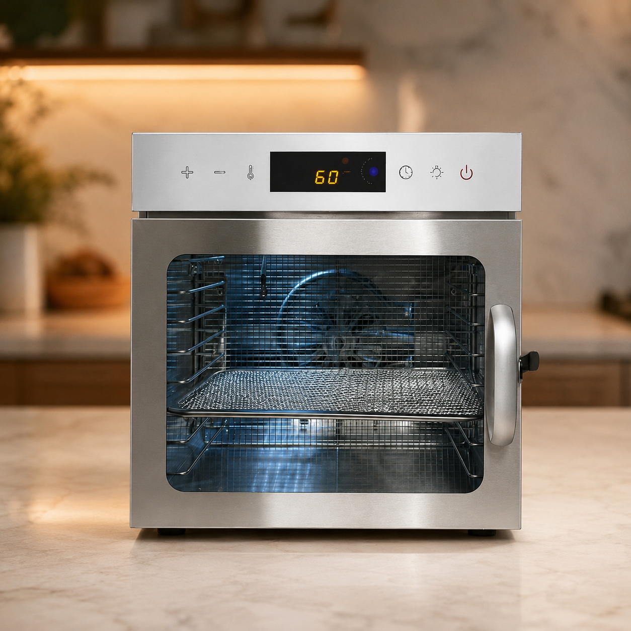 dehydrator-sushylka-dlia-ovoshchei-y-fruktov-sushylka-pyshchevaia-s-metallycheskym-korpusom-y-tsyfrovym-taimerom-51808021221194_3926d20a95 Дегидратор сушилка для овощей и фруктов / Сушилка пищевая с металлическим корпусом и цифровым таймером - Зображення 1
