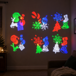 Детский LED проектор Projection Lamp с 16 рисунками / Мультиколорный проектор с 3D / LED прожектор детский — фото 3