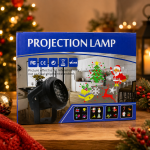 Детский LED проектор Projection Lamp с 16 рисунками / Мультиколорный проектор с 3D / LED прожектор детский — фото 4