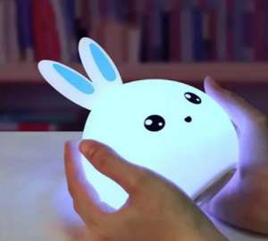 Детский силиконовый ночник 3DTOYSLAMP Кролик — фото 2