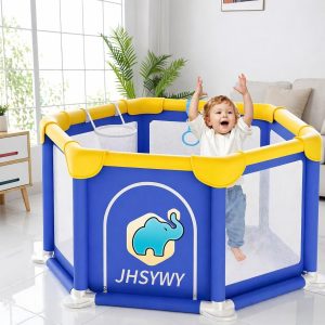 Детский игровой манеж / Сухой бассейн / Манеж игровой 128×66×63 см — фото 2
