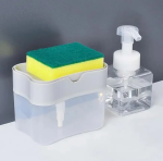 Диспенсер для моющего средства нажимной Soap Pump Sponge Caddy — фото 5