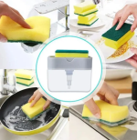 Диспенсер для моющего средства нажимной Soap Pump Sponge Caddy — фото 4