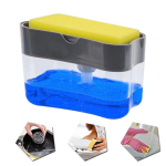 Диспенсер для моющего средства нажимной Soap Pump Sponge Caddy — фото 2