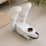 Электрическая ультрафиолетовая сушилка для обуви с таймером Shoe Dryer / Электросушилка для обуви 4 режимами сушки Белая 220В — фото 3