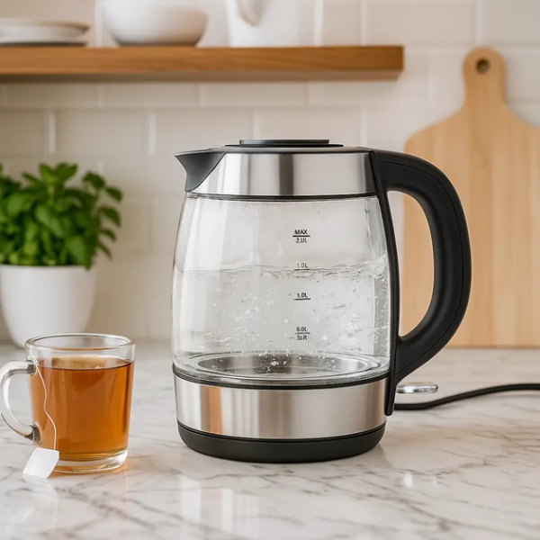 Электрический чайник Domotec MS-7946 стеклянный корпус 1,7л 2200 Вт 9825