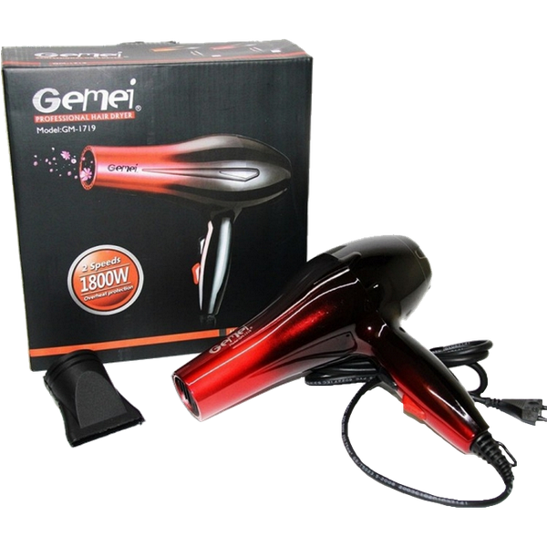 Фен для волос Hair Dryer Gemei GM-1719