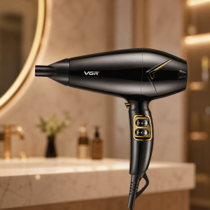 Фен VGR V 423 Black / Фен для сушки и укладки волос 2200W / Фен 2 скорости