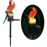 Фонарь садовый SOLAR PARROT / Светильник для сада Попугай на солнечной батарее — фото 3