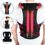 Грудопоясничный корсет корректор правильной осанки Back Pain Need Help Черный для ровной спины от сутулости — фото 2
