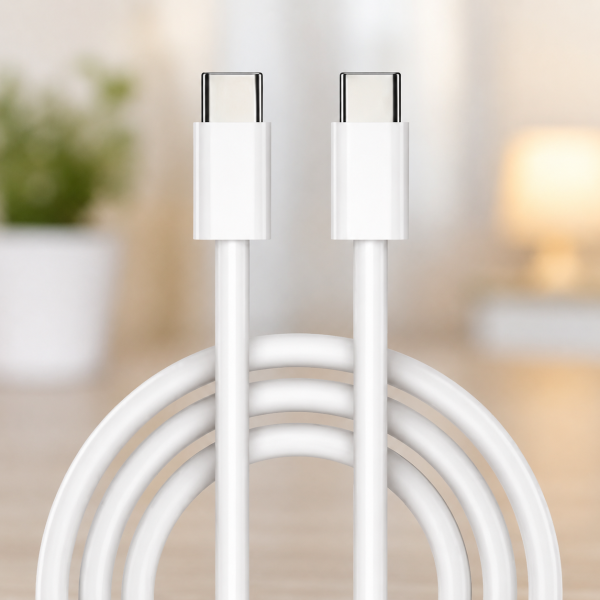Кабель FAST CHARGE TYPE-C/TYPE-C 140 см / Кабель для быстрой зарядки 6А