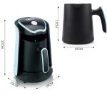 Кофеварка Domotec 500мл 600W / Турка с автоотключением / Турецкий кофейник для дома MS-102S — фото 8