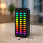 Колонка Bluetooth GTS-1872 Sea V / Акустика с Bluetooth / Музыкальная колонка с RGB подсветкой — фото 4