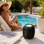 Колонка Bluetooth KTS-2310 / Акустика с Bluetooth / Аккумуляторная колонка с LED подсветкой — фото 3