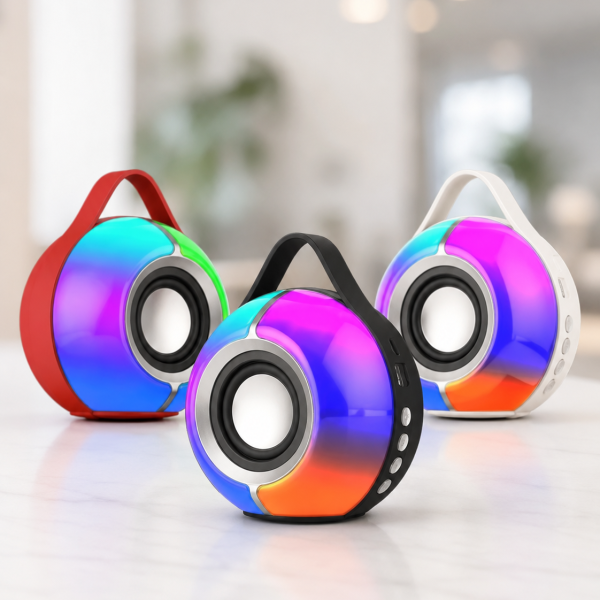 Колонка Bluetooth SY-333 / Аккумуляторная колонка с LED подсветкой / Акустическая колонка переносная