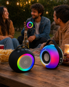 Колонка Bluetooth SY-333 / Аккумуляторная колонка с LED подсветкой / Акустическая колонка переносная — фото 2