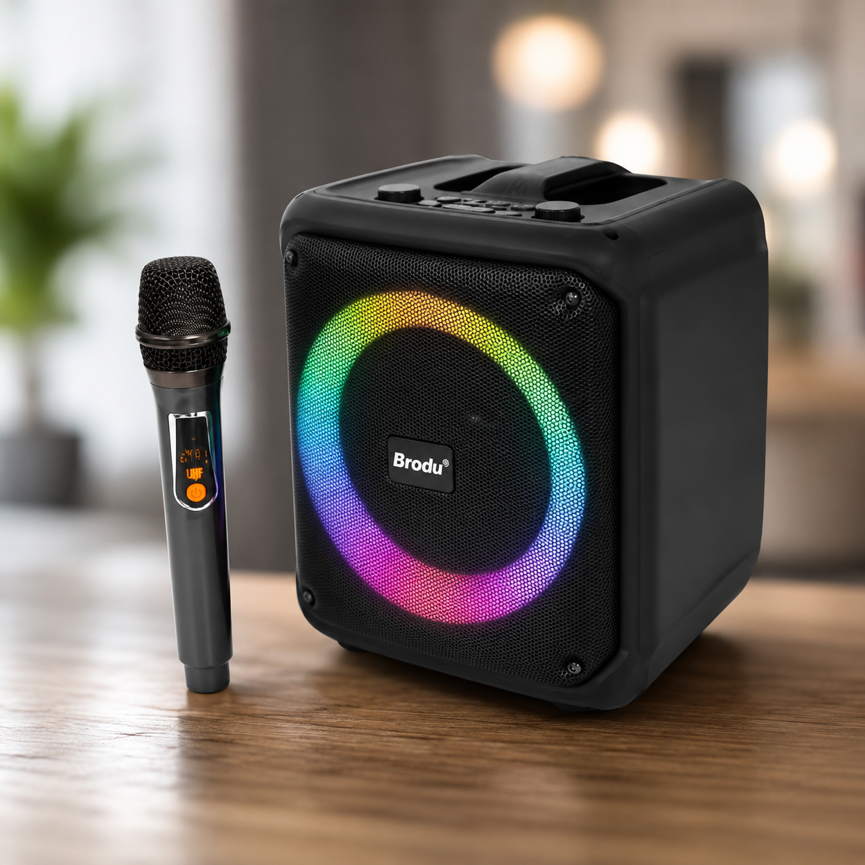 kolonka-bts-1935-bluetooth-akustyka-besprovodnoi-mykrofon-karaoke-kolonka-96547231101889_6fe4df0445 Колонка BTS-1935 Bluetooth / Акустика + беспроводной микрофон / Караоке-колонка - Зображення 1