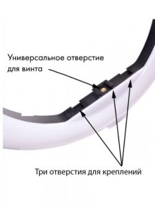 Кольцевая LED лампа YQ-320B (30см) с держателем телефона для бьюти селфи съемки Ring Light — фото 2