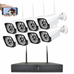 Комплект видеонаблюдения DVR KIT-6678 Wi-Fi, 8 камер, 1080P, IP67, ночная съемка / Набор камер 8 шт DVR KIT 6678+регистратор