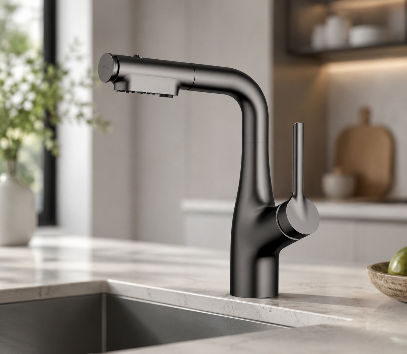 kran-smesytel-faucet-cr-8429-mnohofunktsyonalnyi-metall-smesytel-dlia-moiky-kran-smesytel-dlia-kukhny-hrafyt-matovyi-83028811458962_15e69c2d51 Кран/смеситель Faucet CR-8429 Многофункциональный металл / Смеситель для мойки / Кран-смеситель для кухни Графит матовый - Зображення 1