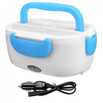 Ланчбокс с подогревом еды 12V Electric lunch box / Ланч-бокс от прикуривателя Голубой