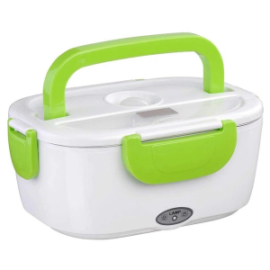 Ланчбокс с подогревом еды 220V, Electric lunch box, ланч-бокс Зеленый — фото 2