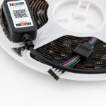 Led гирлянда c bluetooth и управлением с телефона 5м APP BT/Светодиодная Bluetooth RGB лента USB/RGB лента 12В — фото 5