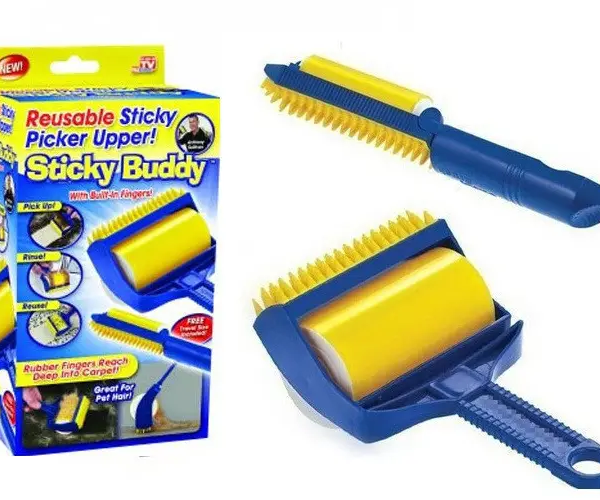Липкий валик для уборки Sticky Buddy