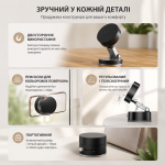 Магнитный крепеж для телефона / Держатель в авто для смартфона на лобовое стекло / Подставка под телефон — фото 3