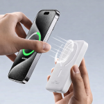 Магнитный павербанк 10000mAh MagSafe / Power Bank lightning / Повербанк магнитный беспроводной 22,5W — фото 3