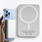 Магнитный павербанк 10000mAh MagSafe / Power Bank lightning / Повербанк магнитный беспроводной 22,5W