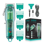 Профессиональная машинка для стрижки VGR Professional Clipper Transparent Green V-660 — фото 6