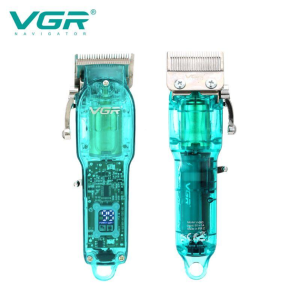 Профессиональная машинка для стрижки VGR Professional Clipper Transparent Green V-660 — фото 2