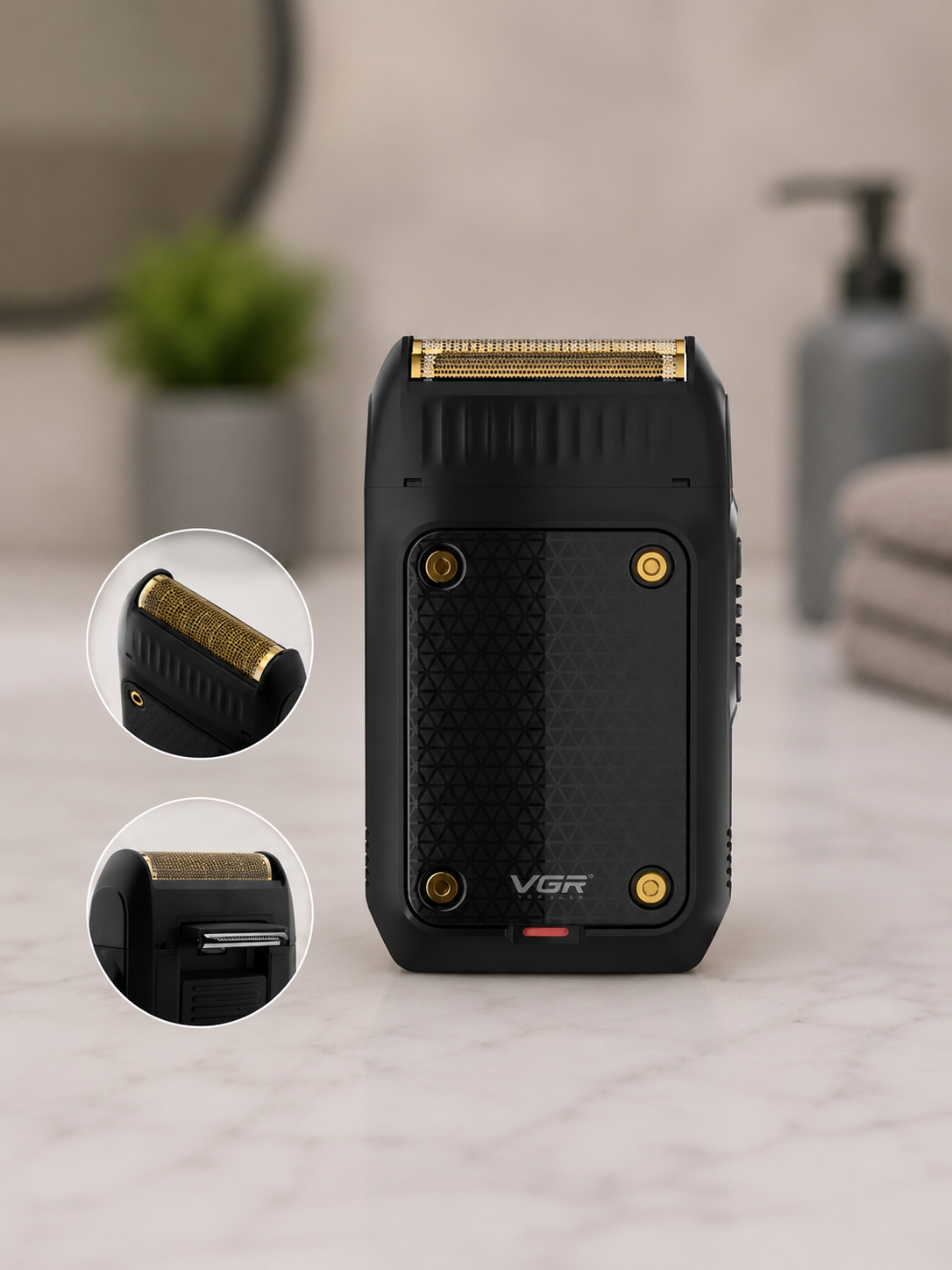 Мужская электробритва VGR V-353 USB / Аккумуляторный шейвер / Портативная бритва Шейвер для сухого бритья Мужская электробритва VGR V-353 USB / Аккумуляторный шейвер / Портативная бритва Шейвер для сухого бритья