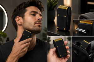 Мужская электробритва VGR V-353 USB / Аккумуляторный шейвер / Портативная бритва Шейвер для сухого бритья — фото 2