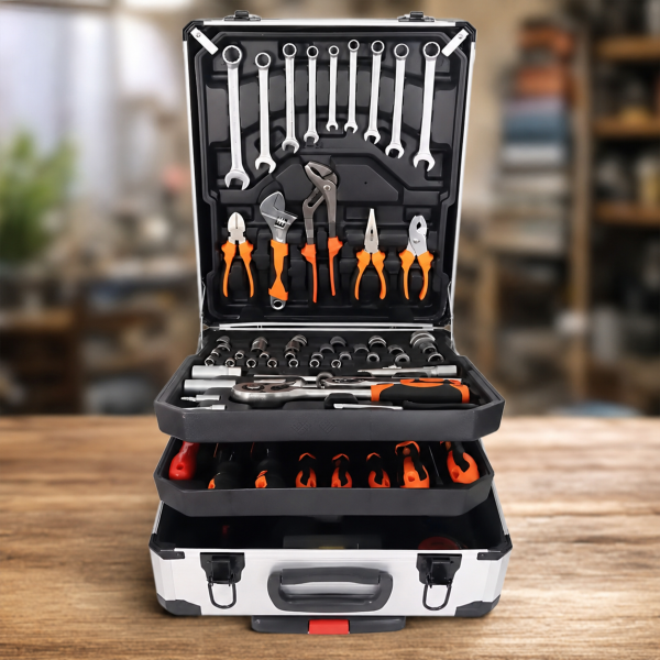 Набор инструментов tool set 235 предметов / Набор головок с трещоткой / Автомобильный набор инструментов