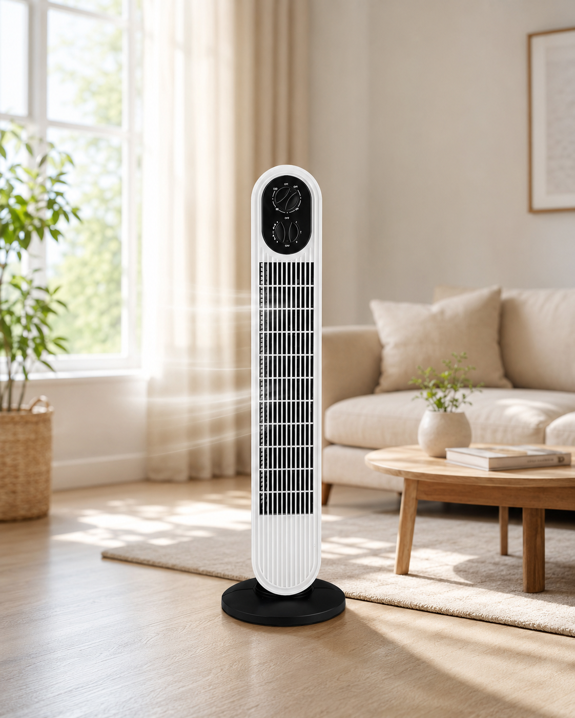 napolnyi-kondytsyoner-500vt-bitek-bt-2906r-3-rezhyma-napolnyi-ventyliator-kolonnyi-s-taimerom-tower-cooling-fan-66875422080249_5a83d9a213 Напольный вентилятор Tower Cooling Fan 500Вт BITEK BT-2901 / Кондиционер для дома и офиса / Напольный вентилятор - Зображення 1