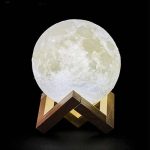 Настольный светильник луна Magic 3D Moon Light От Аккумулятора — фото 3