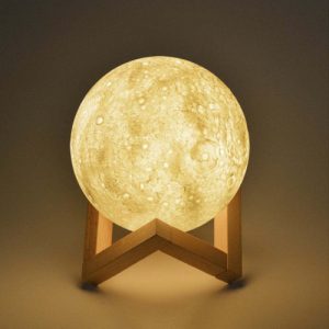Настольный светильник луна Magic 3D Moon Light От Аккумулятора — фото 2