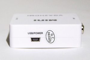 Переходник VGA на HDMI конвертер для ПК, ноутбука, видео регистратора адаптер преобразователь с аудио и внешним питанием HDMI – VGA VGA2HDMI(4272) — фото 2