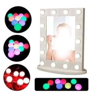 Подсветка для зеркала с пультом регулировкой яркости цвета Vanity Mirror Lights RGB разноцветная — фото 2