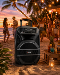 Портативная колонка BT 115 / Портативная колонка Su-Kam BT115D / Bluetooth, USB, FM акустична караоке-система — фото 2