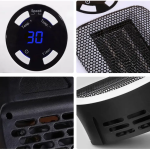 Портативный обогреватель 500W, Portable Heater с дисплеем / Настенный электрообогреватель — фото 4