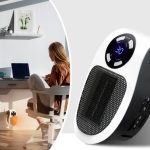 Портативный обогреватель 500W, Portable Heater с дисплеем / Настенный электрообогреватель