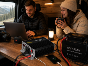 Преобразователь AC/DC RPI 1000W SU-KAM / Инвертор с вольтметром / Преобразователь напряжения 12-220 В — фото 2