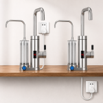Проточный водонагреватель 2в1 Multifunctional heating cleaning faucet / Кран электрический проточный с LCD-дисплеем ZSW-D02 — фото 4