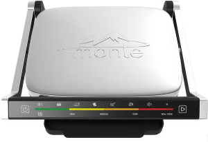 Прижимной гриль с антипригарным покрытием MONTE MT-3307 2000W Электрический контактный гриль 4 уровня прокаливания — фото 2